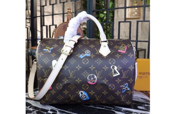 Replica Louis Vuitton M44365 LV Speedy Bandouliere 30 Monogram Canvas