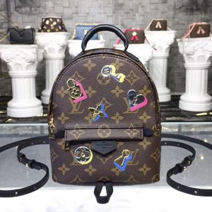 Replica Louis Vuitton Monogram Canvas Palm Springs Mini Backpack M44367