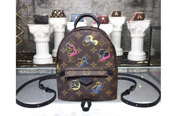 Replica Louis Vuitton Monogram Canvas Palm Springs Mini Backpack M44367