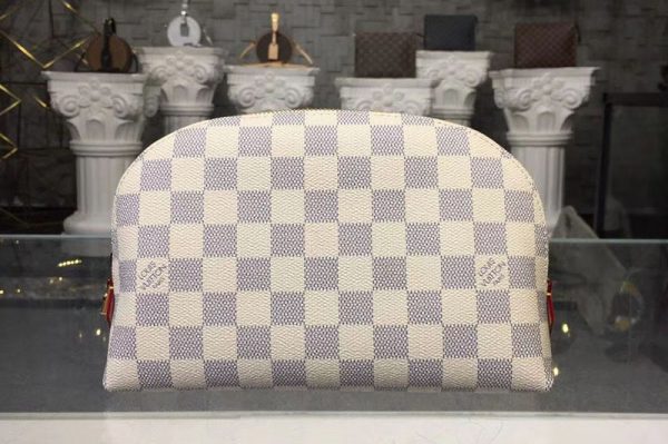 Replica Louis Vuitton N23345 Damier Azur canvas Cosmetic Pouch GM