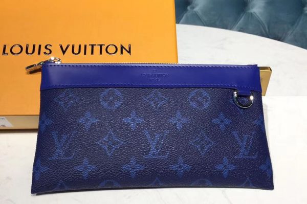 Replica Louis Vuitton M30278 LV Pochette Discovery PM Monogram Pacific coated canvas