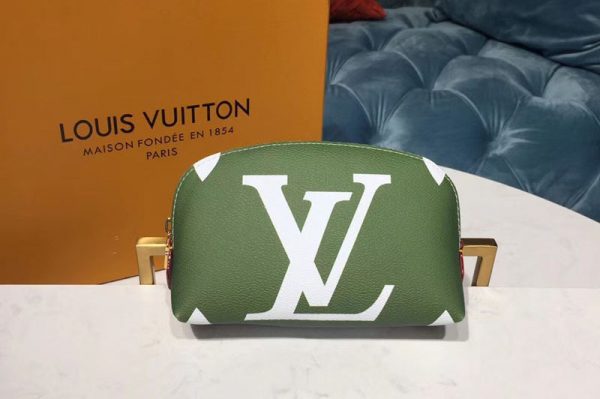 Replica Louis Vuitton M67693 LV Pochette Cosme XL Monogram Canvas Khaki