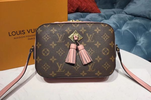 Replica Louis Vuitton M44442 LV Saintonge Bags Monogram Canvas Rose Poudre