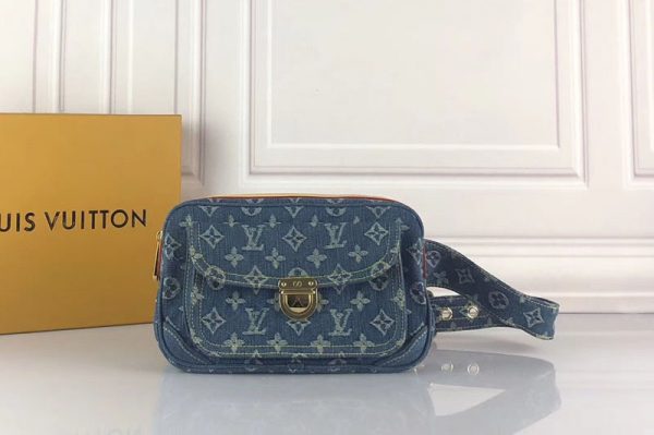 Replica Louis Vuitton M44466 Bumbag Bag Monogram Denim Blue