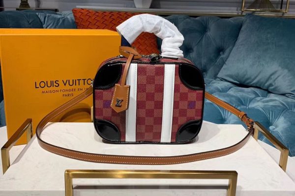 Replica Louis Vuitton M44582 LV Mini Luggage Damier Ebene Canvas