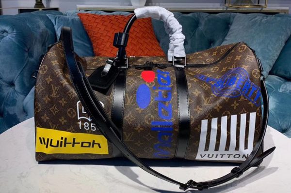 Replica Louis Vuitton M44642 LV Keepall Bandouliere 50 Bags Monogram Canvas