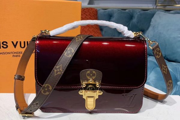 Replica Louis Vuitton M51953 LV Cherrywood BB Bags Bordeaux Patent Leather