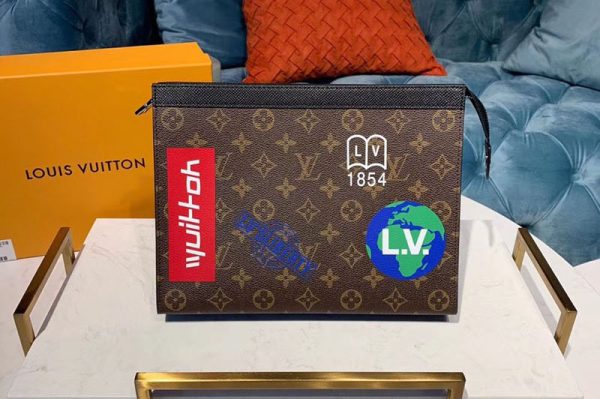 Replica Louis Vuitton M61692 LV Pochette Voyage MM Monogram Canvas