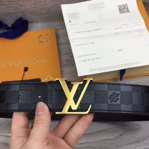 Replica Louis Vuitton 40mm Belts LV Damier Infini Leather