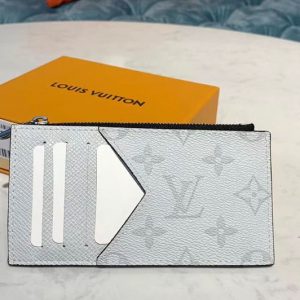 Replica Louis Vuitton M30270 LV Coin Card Holder White Monogram canvas