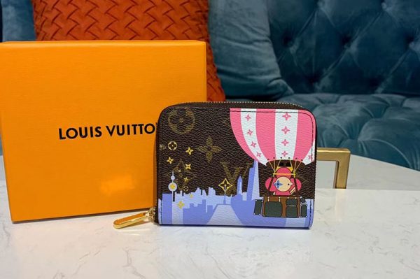 Replica Louis Vuitton M60067 LV Zippy coin purse Monogram canvas