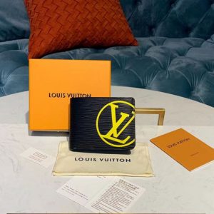 Replica Louis Vuitton M67907 LV Multiple Wallet Black Epi Leather