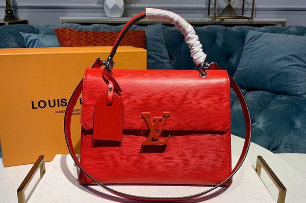 Replica Louis Vuitton M53690 LV Grenelle mm Bags Red Epi Leather