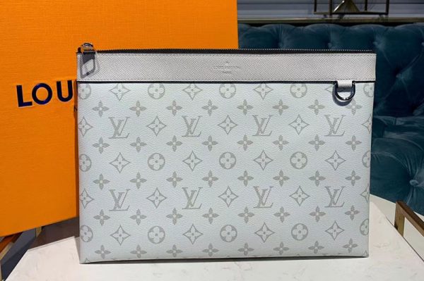 Replica Louis Vuitton M62291 LV Discovery Pochette Bags Gray Monogram Canvas