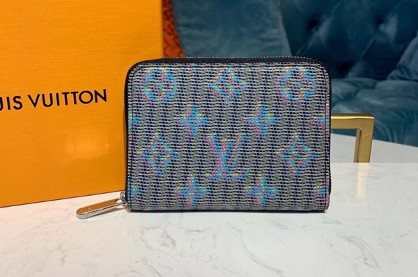 Replica Louis Vuitton M68663 LV Zippy Coin Purse Monogram LV Pop Blue