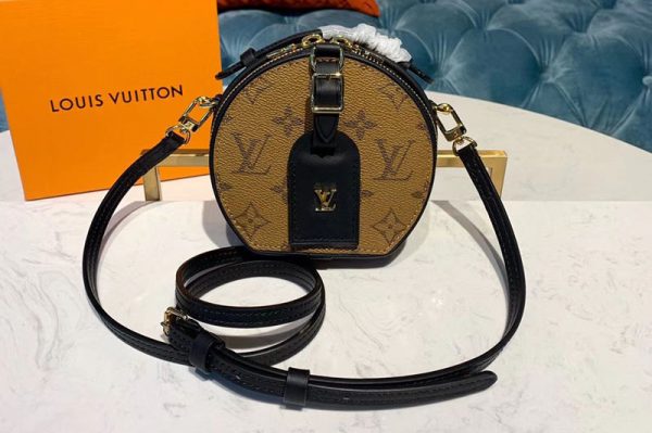 Replica Louis Vuitton M68276 LV Mini Boite Chapeau handbag Monogram Reverse Canvas