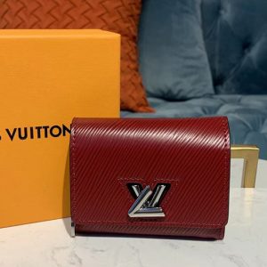 Replica Louis Vuitton M68607 LV Twist XS Wallet Cherry Epi leather