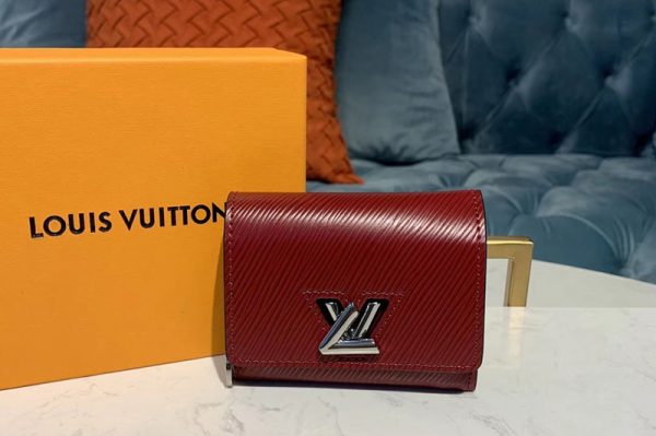 Replica Louis Vuitton M68607 LV Twist XS Wallet Cherry Epi leather