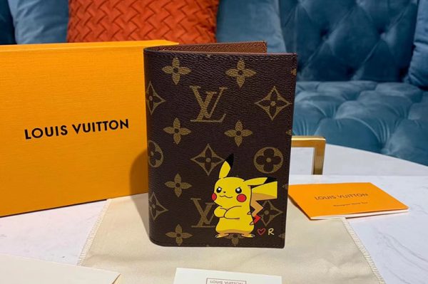 Replica Louis Vuitton M64411 LV Passport Cover Wallet Monogram canvas