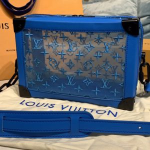 Replica Louis Vuitton M45074 LV Soft Trunk messenger bag in Monogram Seethrough mesh