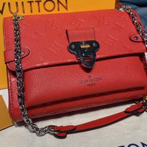 Replica Louis Vuitton M44554 LV Vavin BB Bag in Red Monogram Empreinte leather