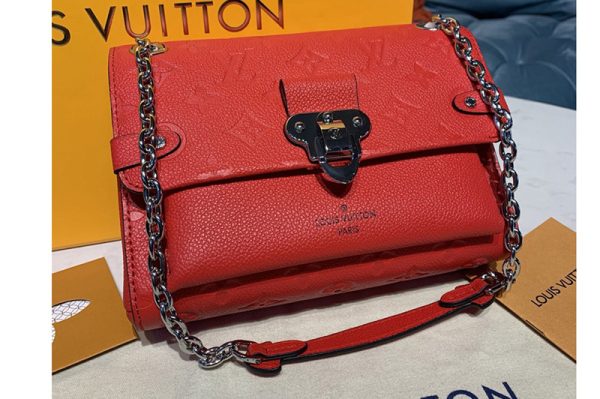 Replica Louis Vuitton M44554 LV Vavin BB Bag in Red Monogram Empreinte leather