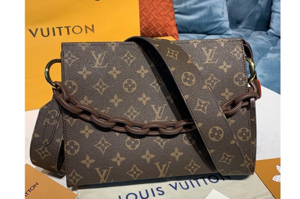 Replica Louis Vuitton M47542 LV toiletry pouch 26 with Chain in Monogram canvas