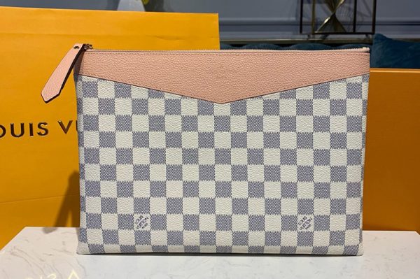 Replica Louis Vuitton N60260 LV Daily Pouch in Damier Azur canvas