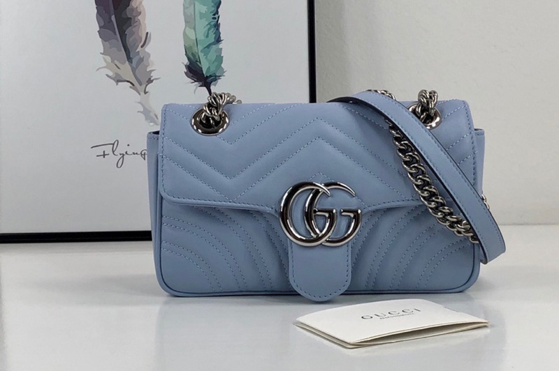 gucci pastel blue bag