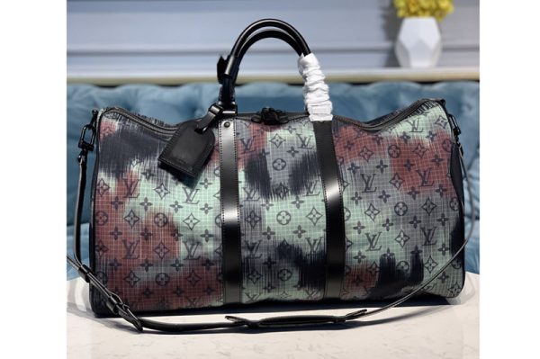 Replica Louis Vuitton M44166 LV Keepall Bandouliere 50 Bags in Monogram Denim