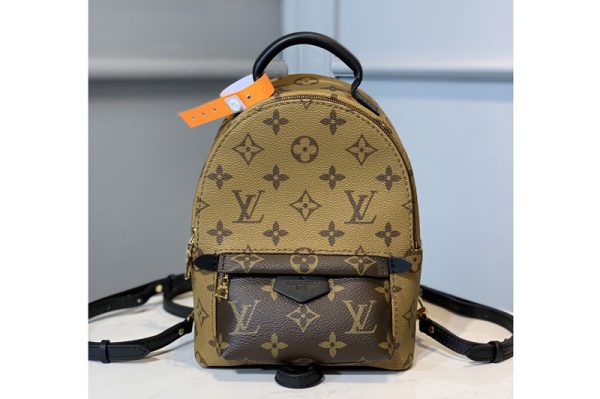 Replica Louis Vuitton M44872 LV Palm Springs Mini Bag Monogram Reverse Canvas