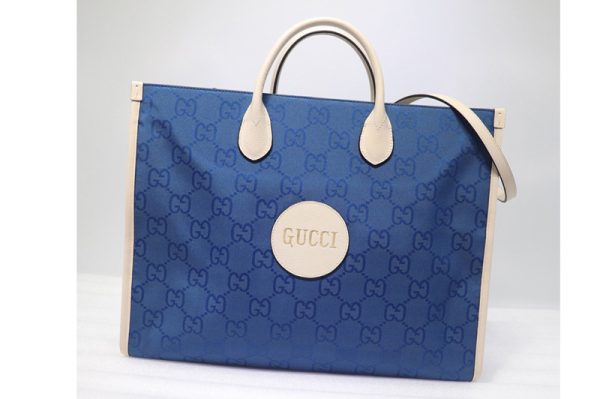 Replica Gucci 630353 Gucci Off The Grid tote bag in Blue GG nylon