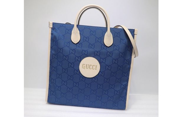 Replica Gucci 630355 Gucci Off The Grid long tote bag in Blue GG nylon