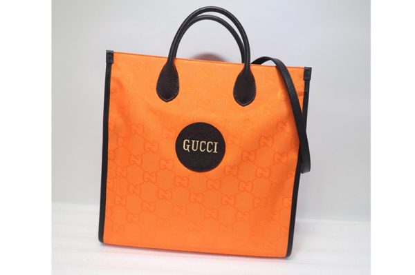 Replica Gucci 630355 Gucci Off The Grid long tote bag in Orange GG nylon