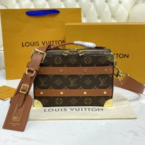 Replica Louis Vuitton M45785 LV lvxnba small handle trunk Bag in Monogram and Monogram canvas