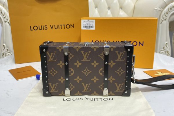 Replica Louis Vuitton M20250 LV Wallet Trunk Bag in Monogram Canvas