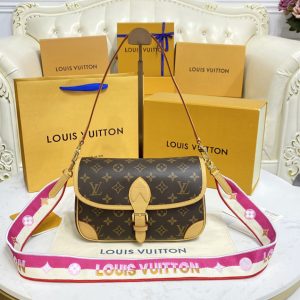 Replica Louis Vuitton M46049 LV Diane satchel bag in Monogram canvas