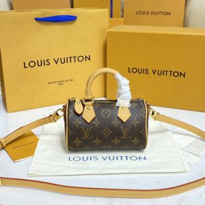 Replica Louis Vuitton M81085 LV Nano Speedy Bag in Monogram canvas