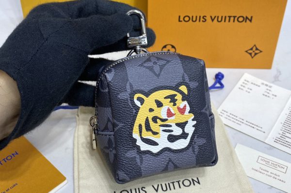 Replica Louis Vuitton MP3224 LV LV Made Squared pouch bag charm