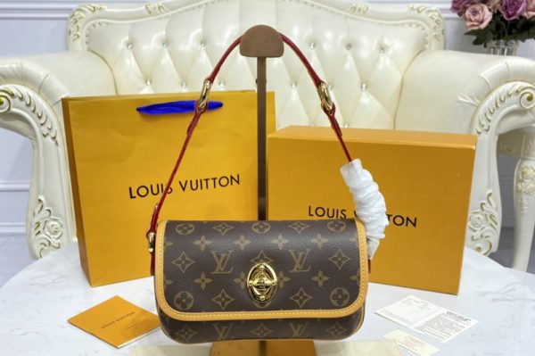 Replica Louis Vuitton M40078 LV Monogram Tikal PM Shoulder Bag in Monogram Canvas