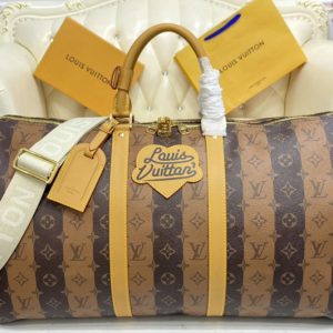 Replica Louis Vuitton M40560 LV Keepall Bandoulière 50 bag in Monogram canvas