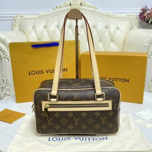 Replica Louis Vuitton M51182 Cite MM Shoulder Bag in Monogram Canvas