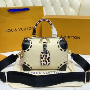 Replica Louis Vuitton M58518 LV Petite Malle Souple Bag in Monogram Empreinte leather