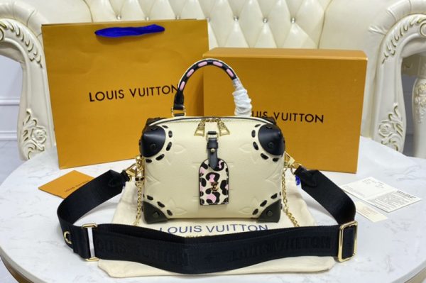 Replica Louis Vuitton M58518 LV Petite Malle Souple Bag in Monogram Empreinte leather