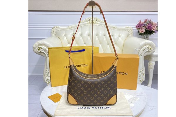 Replica Louis Vuitton M51265 LV Boulogne GM 30 Shoulder Bag in Monogram Canvas