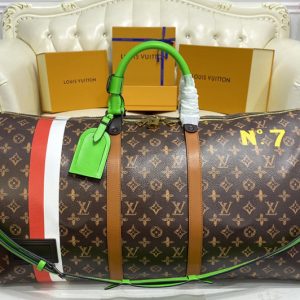 Replica Louis Vuitton M59661 LV Keepall 55 Travel Bag in Monogram canvas