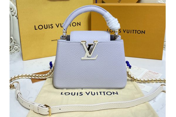 Replica Louis Vuitton M59928 LV Capucines Mini handbag in Taurillon leather