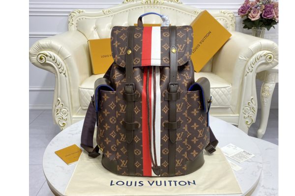 Replica Louis Vuitton M59662 LV Christopher MM backpack in Monogram Canvas