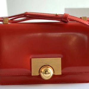 Replica Bottega Veneta 578009 BV classic Shoulder bag in Red Calf Leather