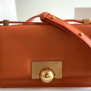 Replica Bottega Veneta 578009 BV classic Shoulder bag in Orange Calf Leather